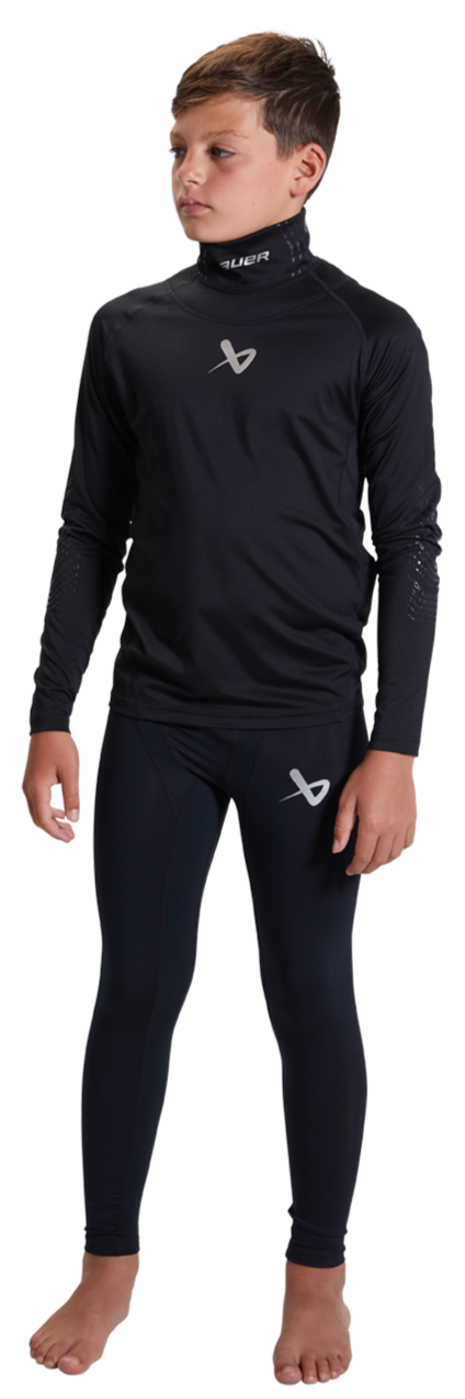 Bauer Neck Protector Long Sleeve Top Youth