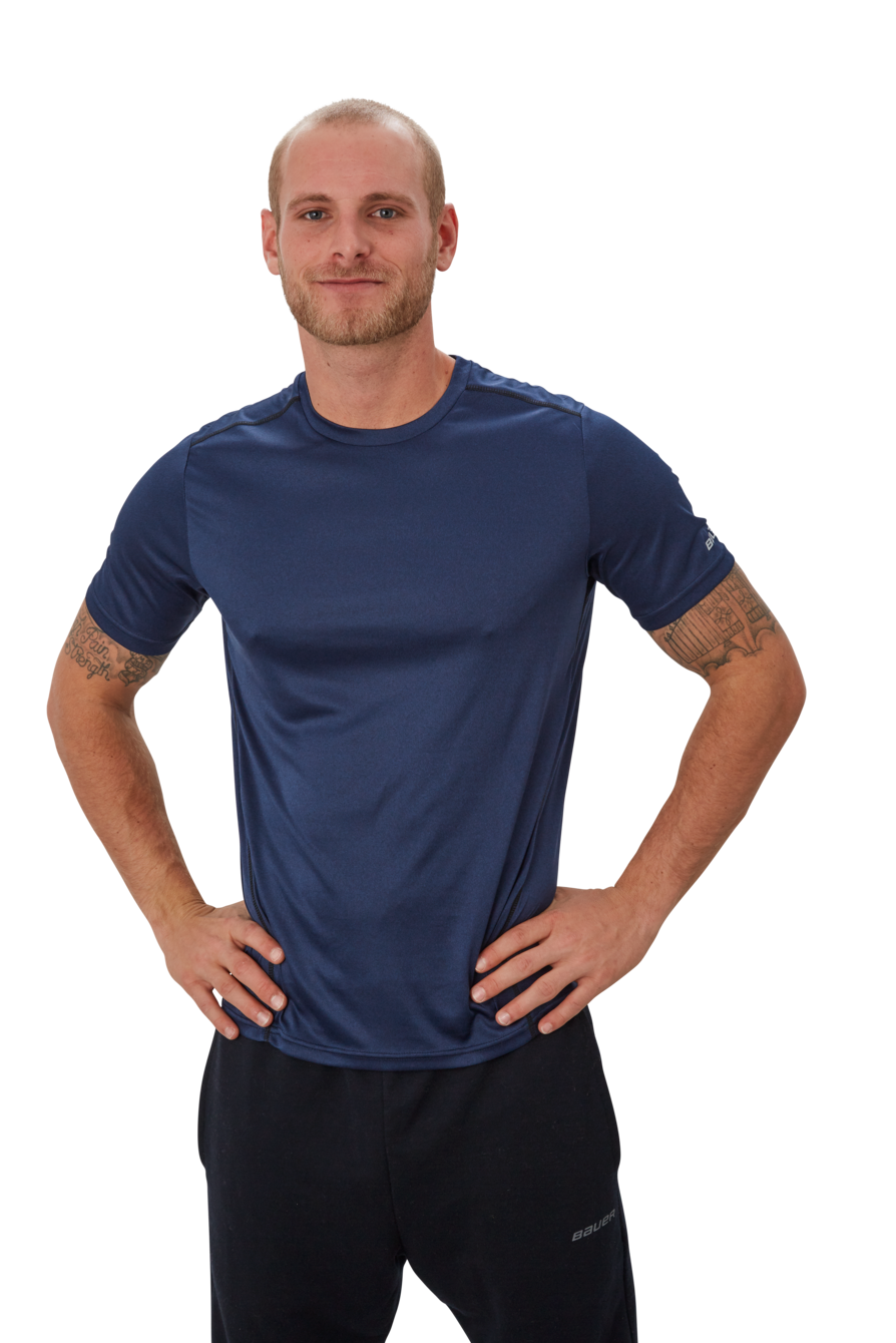  Bauer Vapor Team Tech Tee Senior
