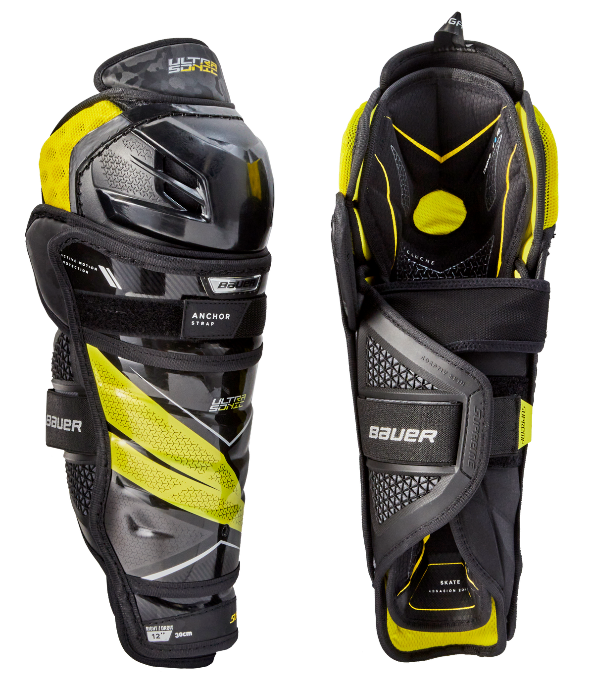  Bauer Supreme Ultrasonic Junior Shin Guards