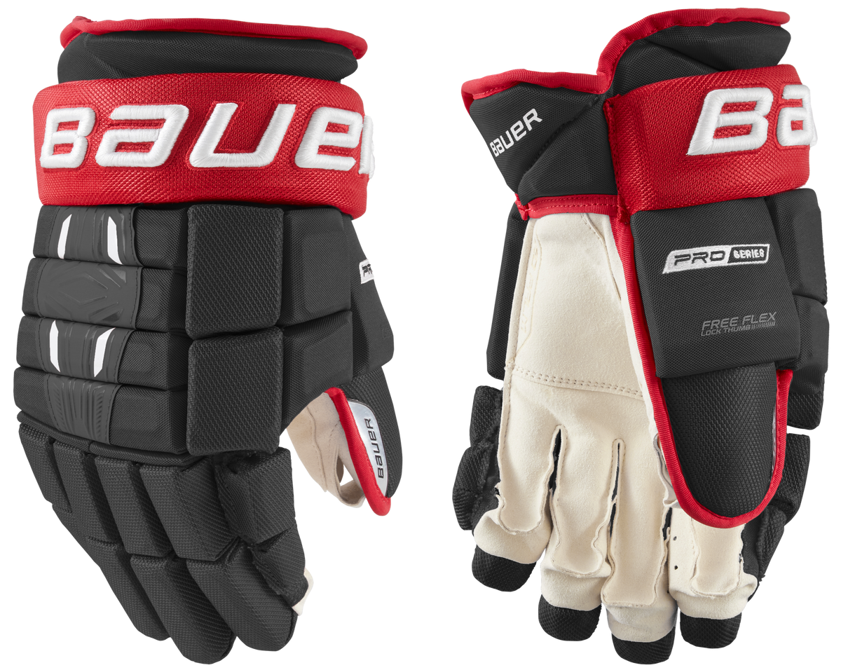  Bauer Pro Series Intermediate Hockey Gloves