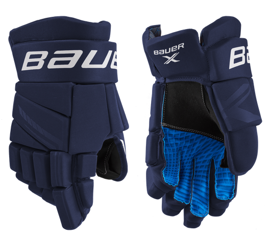  Bauer X Intermediate Hockey Gloves