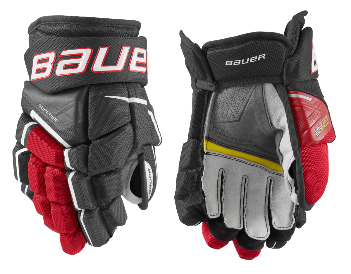  Bauer Supreme Ultrasonic Junior Hockey Gloves