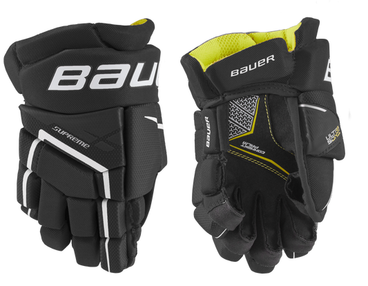  Bauer Supreme Ultrasonic Youth Hockey Gloves