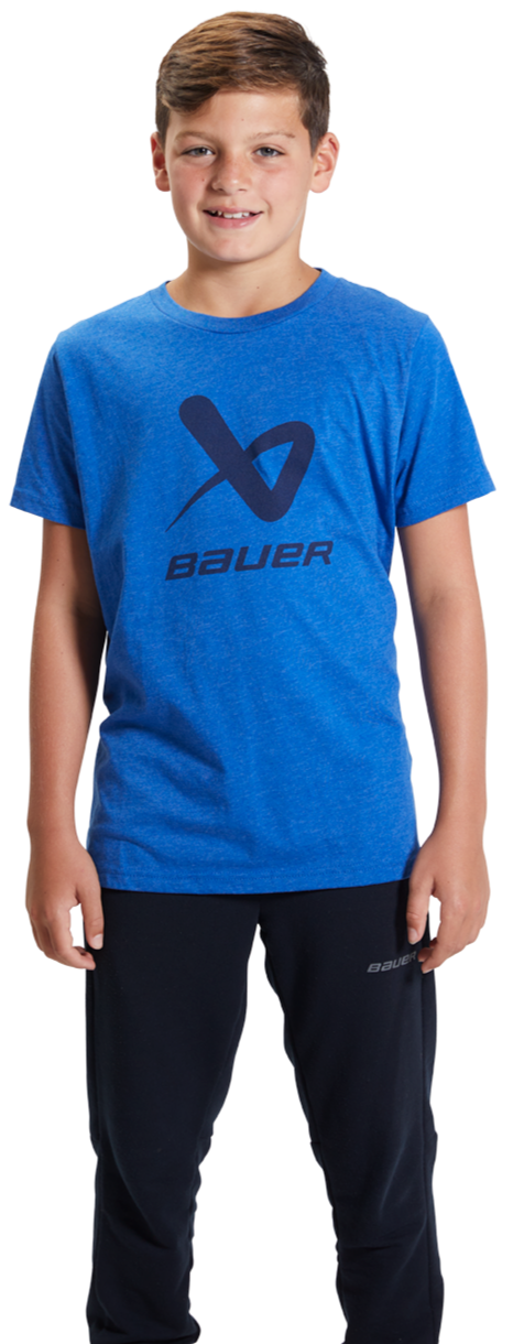  Bauer Core Lockup Short Sleeve Crew Tee Youth