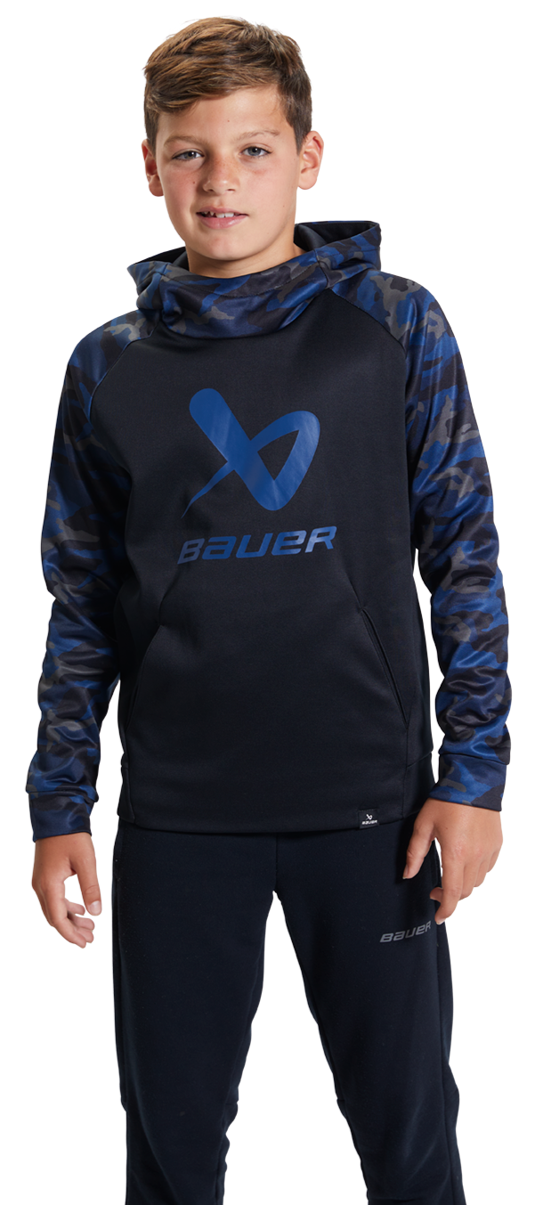  Bauer Raglan Camo Hoodie Youth
