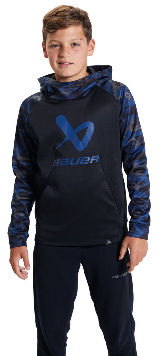  Bauer Raglan Camo Hoodie Youth