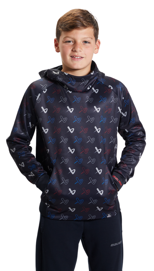  Bauer Icon Repeat Hoodie Youth