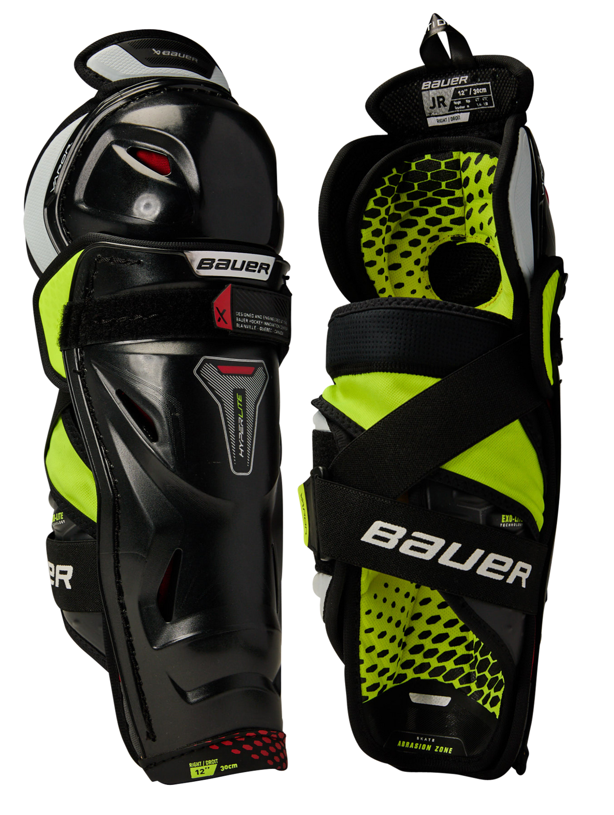  Bauer Vapor Hyperlite Junior Shin Guards
