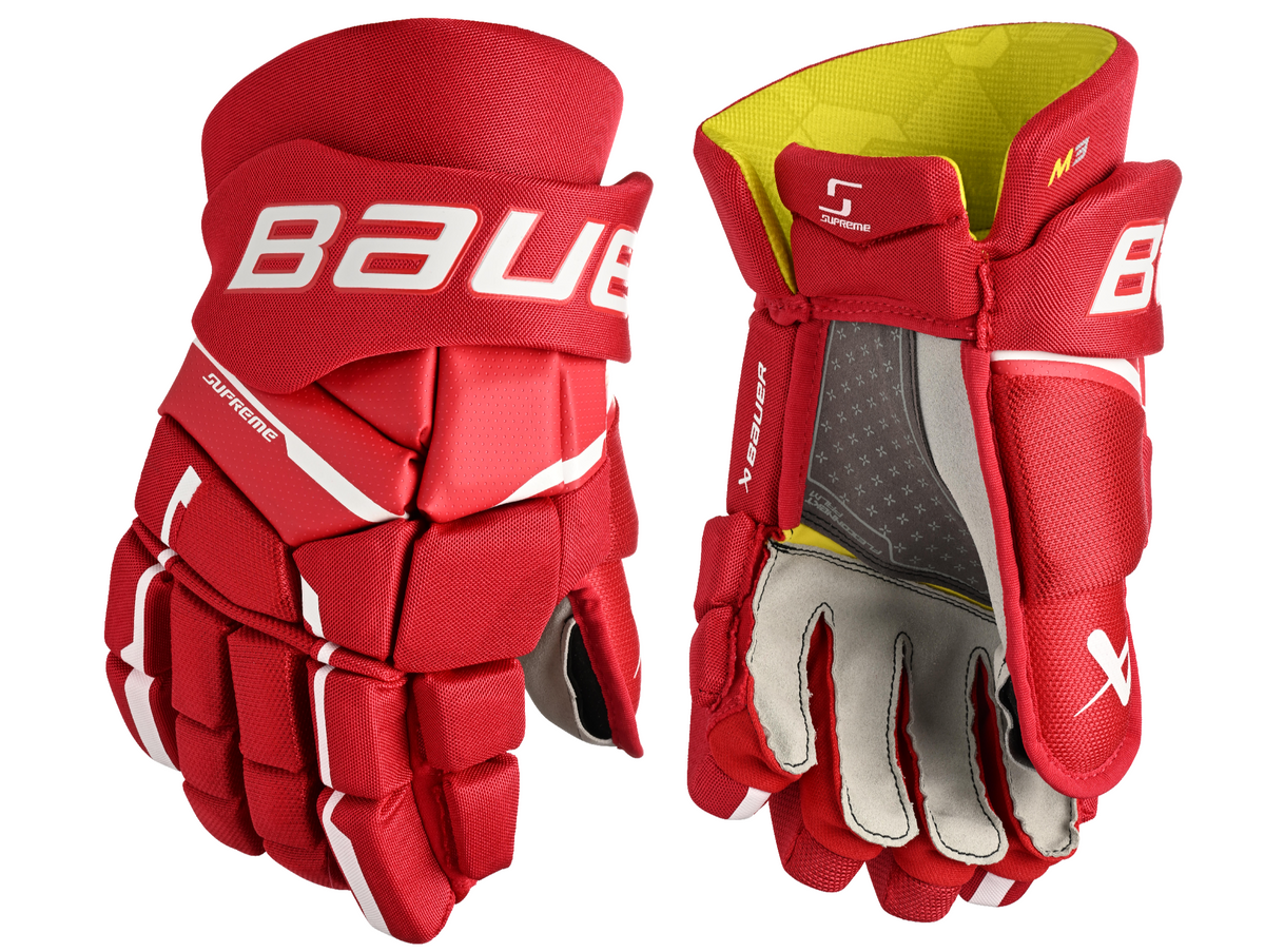  Bauer Supreme M3 Intermediate Hockey Gloves