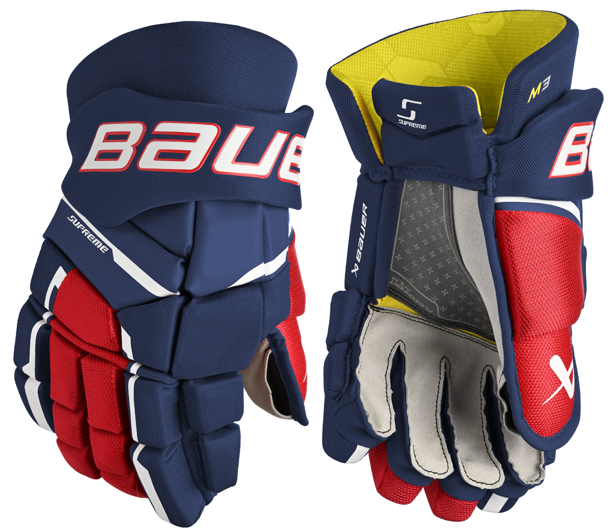  Bauer Supreme M3 Intermediate Hockey Gloves