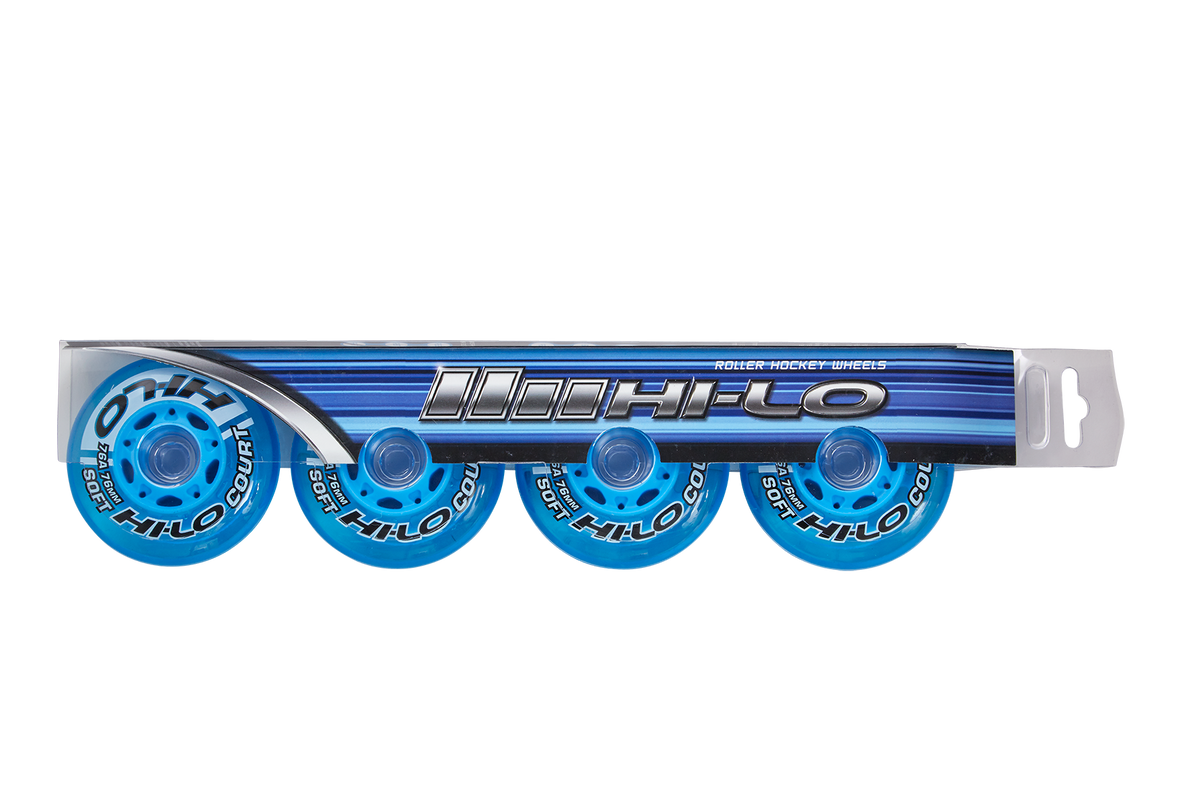  Bauer Roller S19 HI-LO Court (Indoor) 4PK Wheels