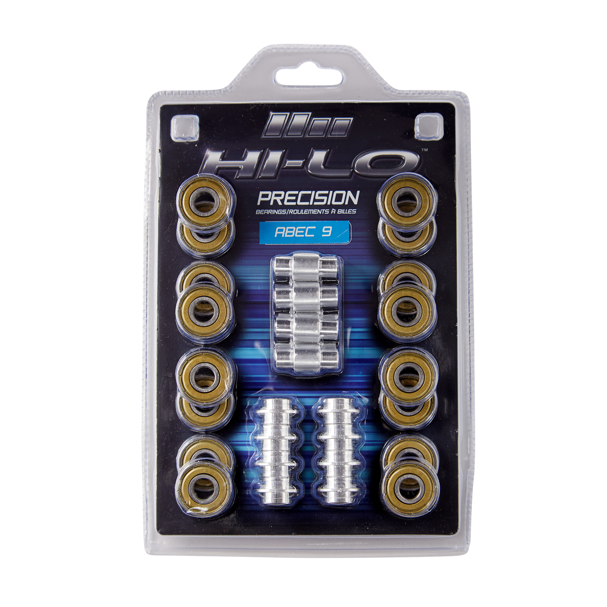  Bauer Roller S19 HI-LO ABEC 9 608 Bearings