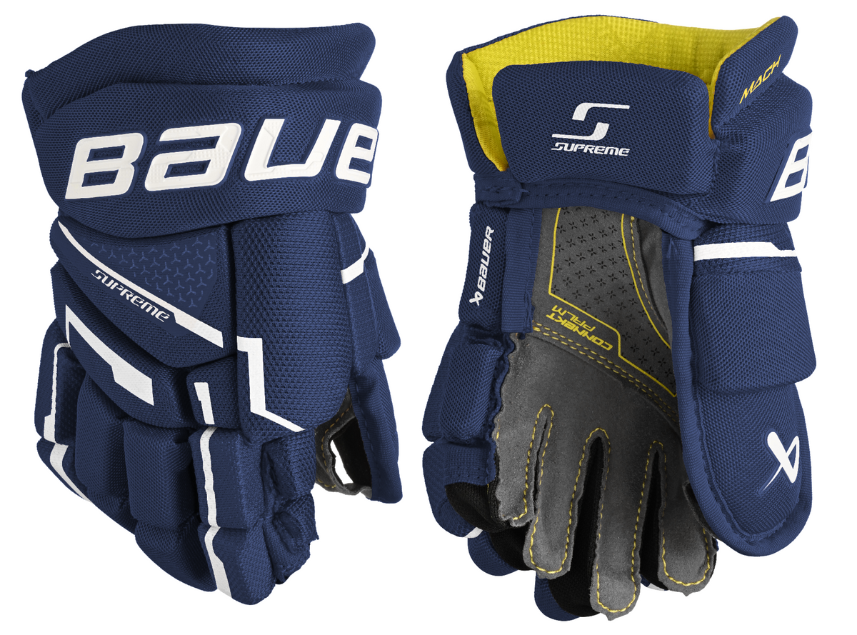  Bauer Supreme Mach Youth Hockey Gloves