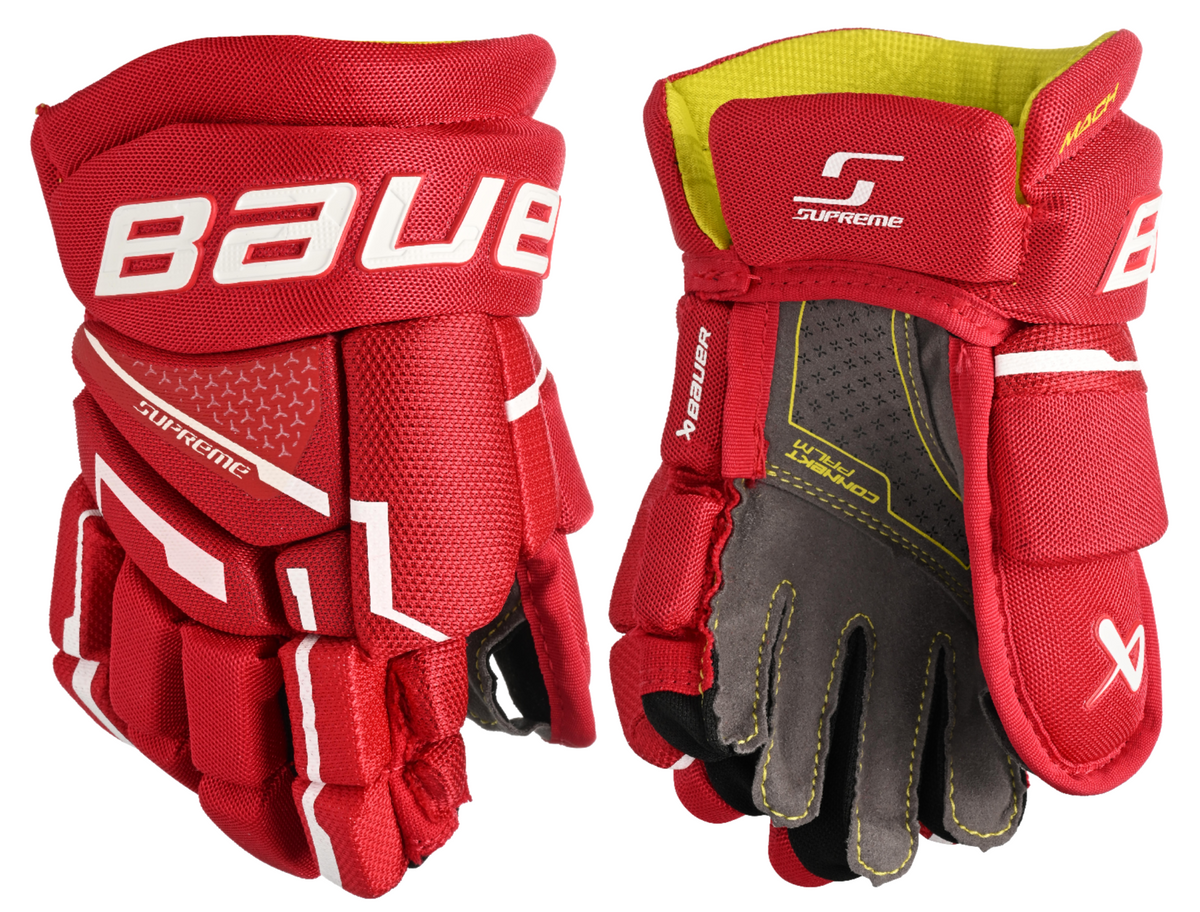  Bauer Supreme Mach Youth Hockey Gloves