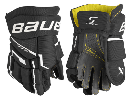  Bauer Supreme Mach Youth Hockey Gloves