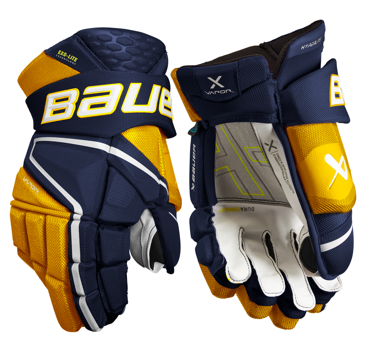  Bauer Vapor Hyperlite Intermediate Hockey Gloves